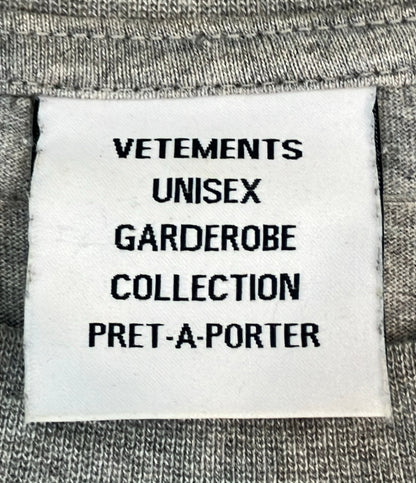 VETEMENTS 半袖Tシャツ オーバーサイズ バックロゴパッチ ue51tr540g メンズ SIZE S ヴェトモン