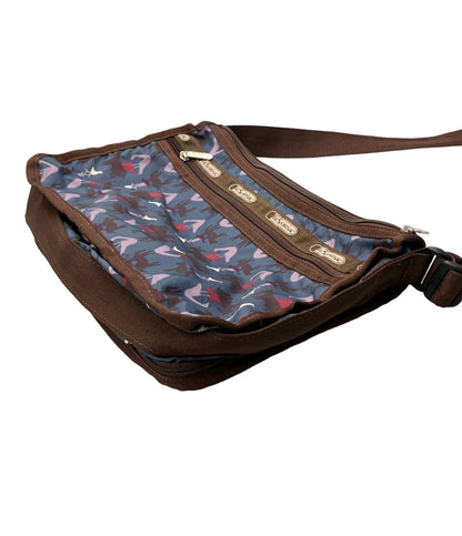 美品 LeSportsac ショルダーバッグ 斜めがけ 動物柄 アニマル柄 レディース レスポートサック