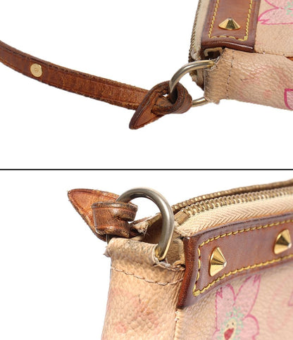 LOUIS VUITTON ハンドバッグ アクセサリーポーチ 村上隆 チェリーブロッサム ポシェットアクセソワール モノグラム M92007 レディース ルイ・ヴィトン