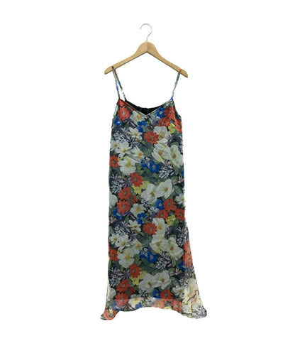 美品 グレースコンチネンタル 花柄フレアミディアムキャミワンピース レディース SIZE 36 (XS) GRACE CONTINENTAL