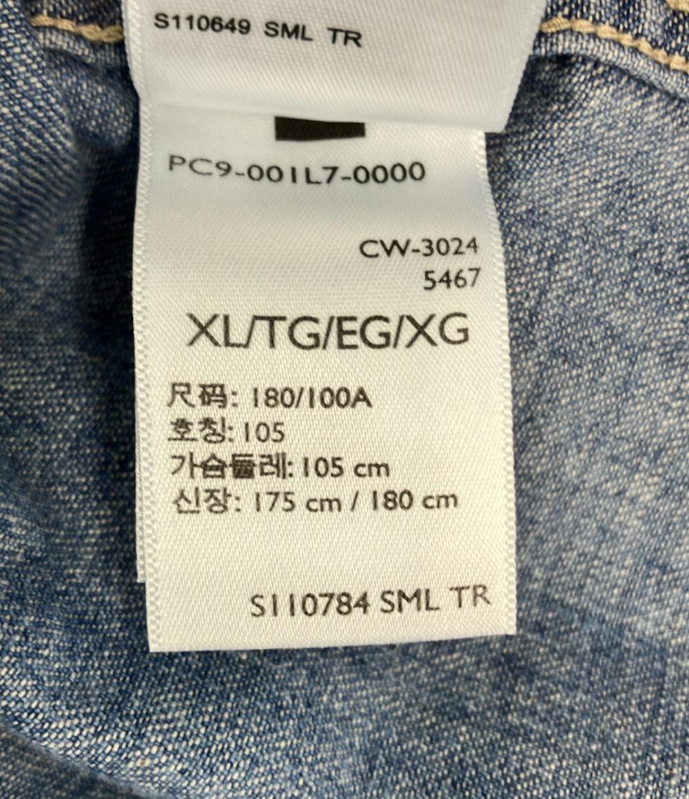 美品 LEVI'S 長袖シャツ 1950年代ウエスタンシャツ再現 ヴィンテージ加工 色落ち加工 25Aw タグ付き SHORTHORN SAWTOOTH INDIGO COSMOS
