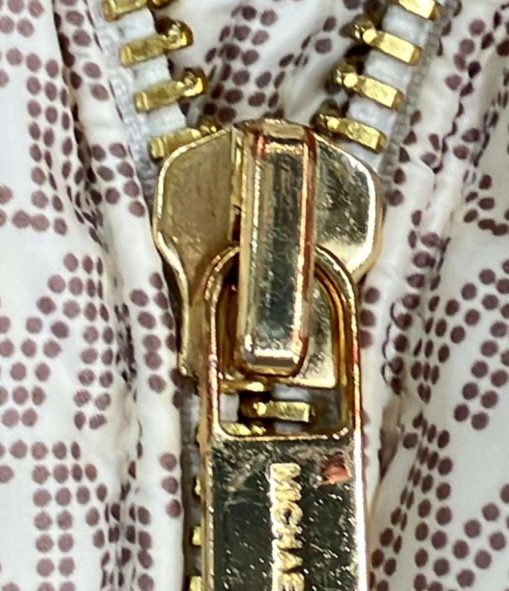 MICHAEL KORS ダウンジャケット モノグラム柄 クロップド丈 レディース SIZE M マイケルコース