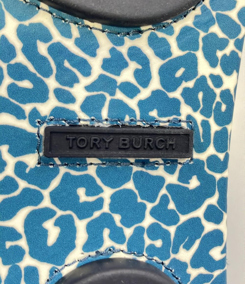 美品 Tory Burch サンダル レオパード柄 レディース SIZE 5.5 M トリーバーチ
