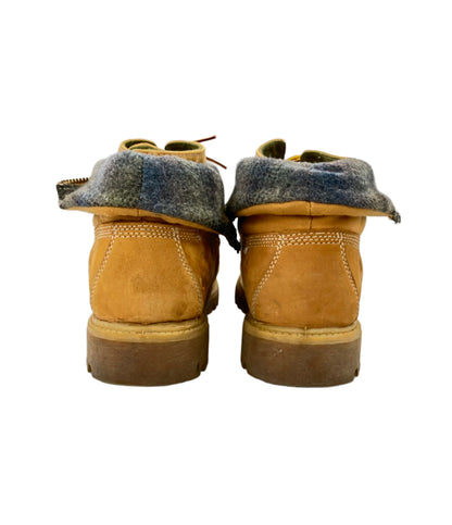 Timberland ヌバックワークブーツ フロントジップ × WOOLRICH メンズ SIZE 26.0 ティンバーランド