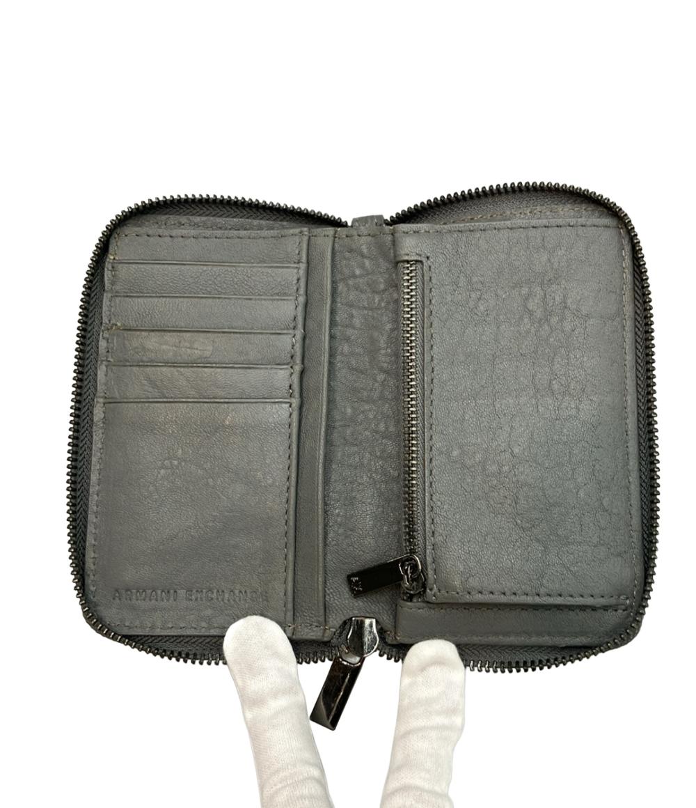 ARMANI EXCHANGE ラウンドファスナー二つ折り財布 メンズ アルマーニエクスチェンジ