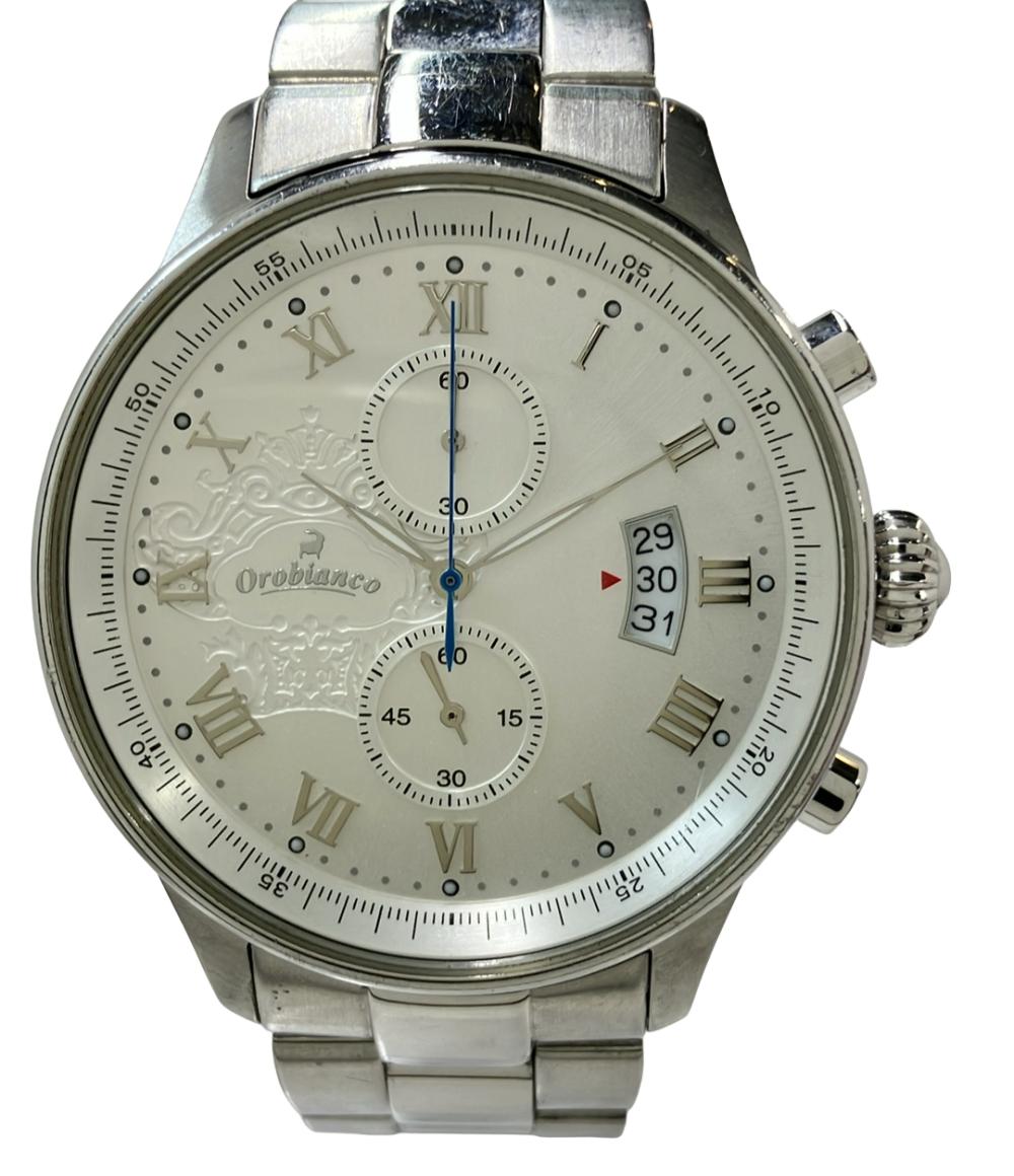 Orobianco 腕時計 クオーツ シルバー OR-0040 メンズ オロビアンコ