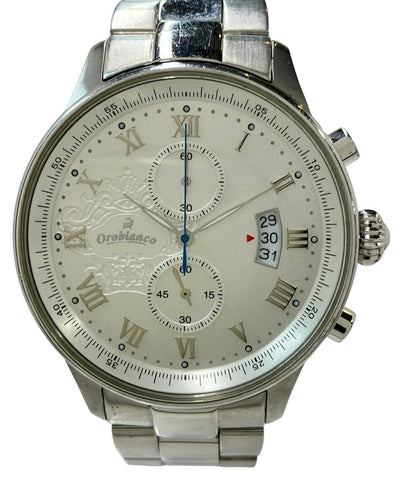 Orobianco 腕時計 クオーツ シルバー OR-0040 メンズ オロビアンコ
