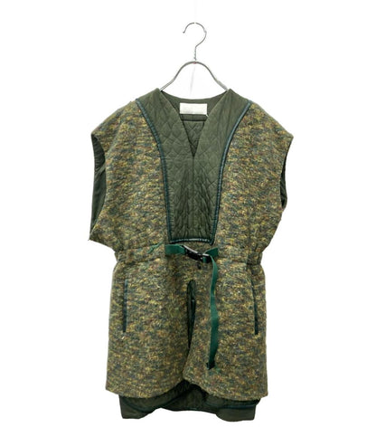 訳あり mame kurogouchi ベスト アルパカ カーキ MM22FW-JK049 レディース SIZE 2 (M) マメクロゴウチ