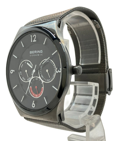 BERING 腕時計 クオーツ ブラック 33440-077 メンズ ベーリング