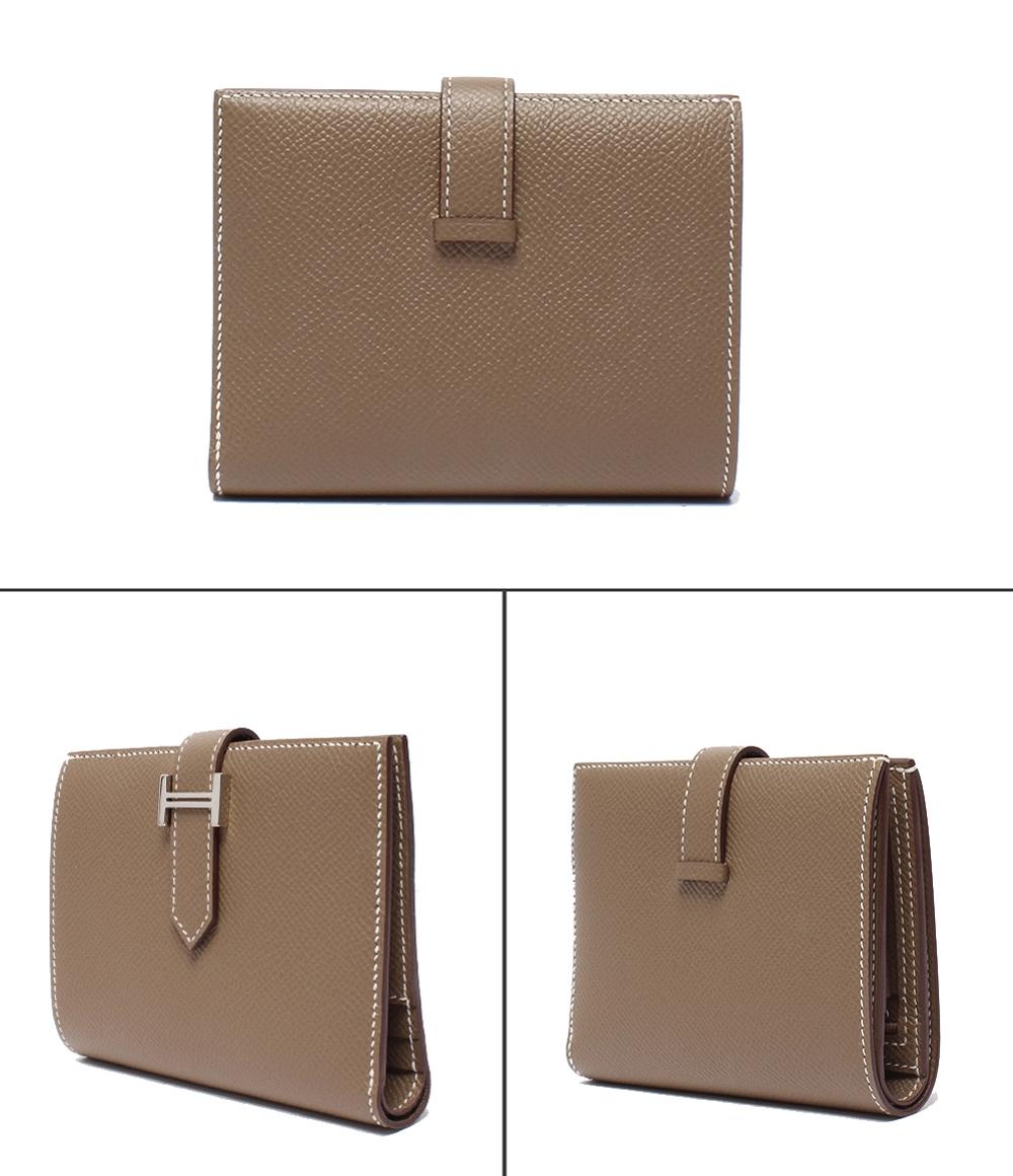 極美品】HERMES ベアンコンパクトレクトヴェルソ 二つ折り財布