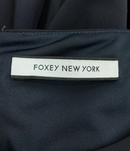 FOXEY NEW YORK ノースリーブワンピース サイドギャザードレス 38328-nsofz126t レディース SIZE 40 (L) フォクシー ニューヨーク