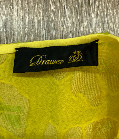 Drawer 長袖ブラウス シルク混 オリジナル刺繍 6521-299-1092 レディース ドゥロワー