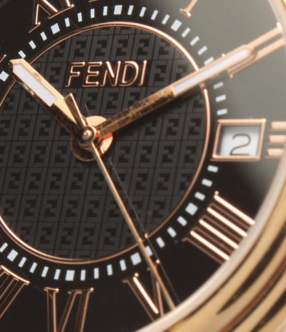 FENDI 腕時計 クラシコ クオーツ ブラック 25400L メンズ フェンディ