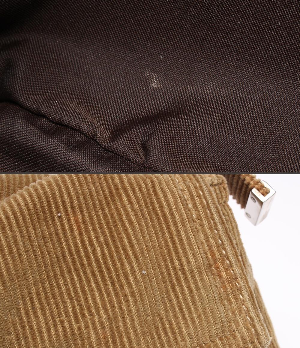 FENDI ハンドバッグ ショルダーバッグ 肩掛け コーデュロイ マンマバケット レディース フェンディ