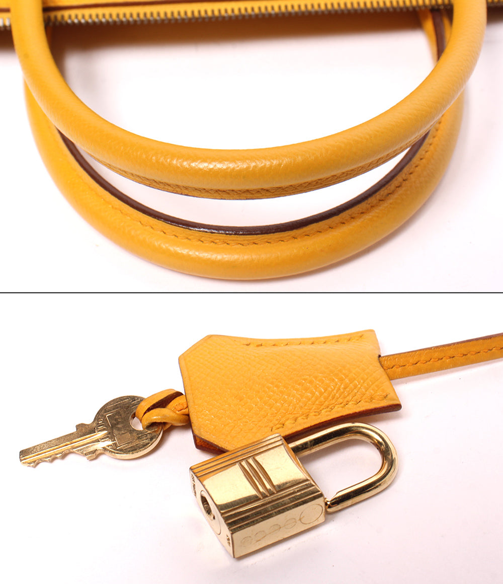 HERMES 2wayショルダーバッグ ハンドバッグ ヴォーエプソン ゴールド金具 肩掛け □A刻印 ボリード35 レディース エルメス