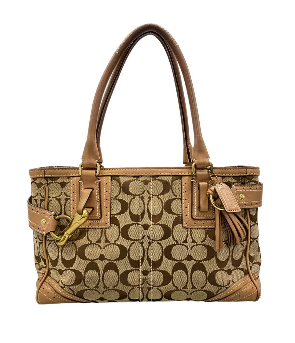 COACH トートバッグ ショルダーバッグ 肩掛け シグネチャー F10507 レディース コーチ