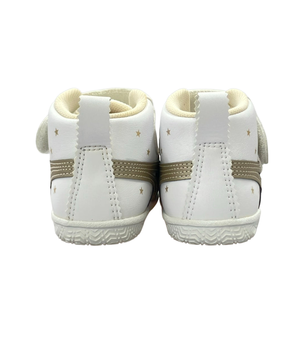 美品 asics ミドルカットスニーカー ファーストシューズ ファブレ FIRST SL 3 TUF123 ベビー SIZE 12.0 アシックス