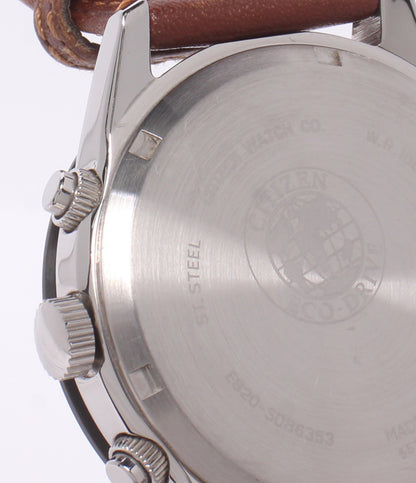 CITIZEN 腕時計 ソーラー ネイビー E820-S086353 メンズ シチズン