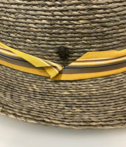 美品 カミンスキーエックスワイ 麦わら帽子 ストローハット レディース SIZE M KAMINSKI XY