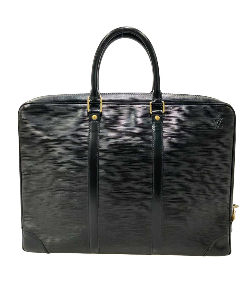 LOUIS VUITTON ブリーフケース ショルダーバッグ ビジネスバッグ 2WAY レザー ポルトドキュマン ヴォワヤージュ エピ M54472 レディース