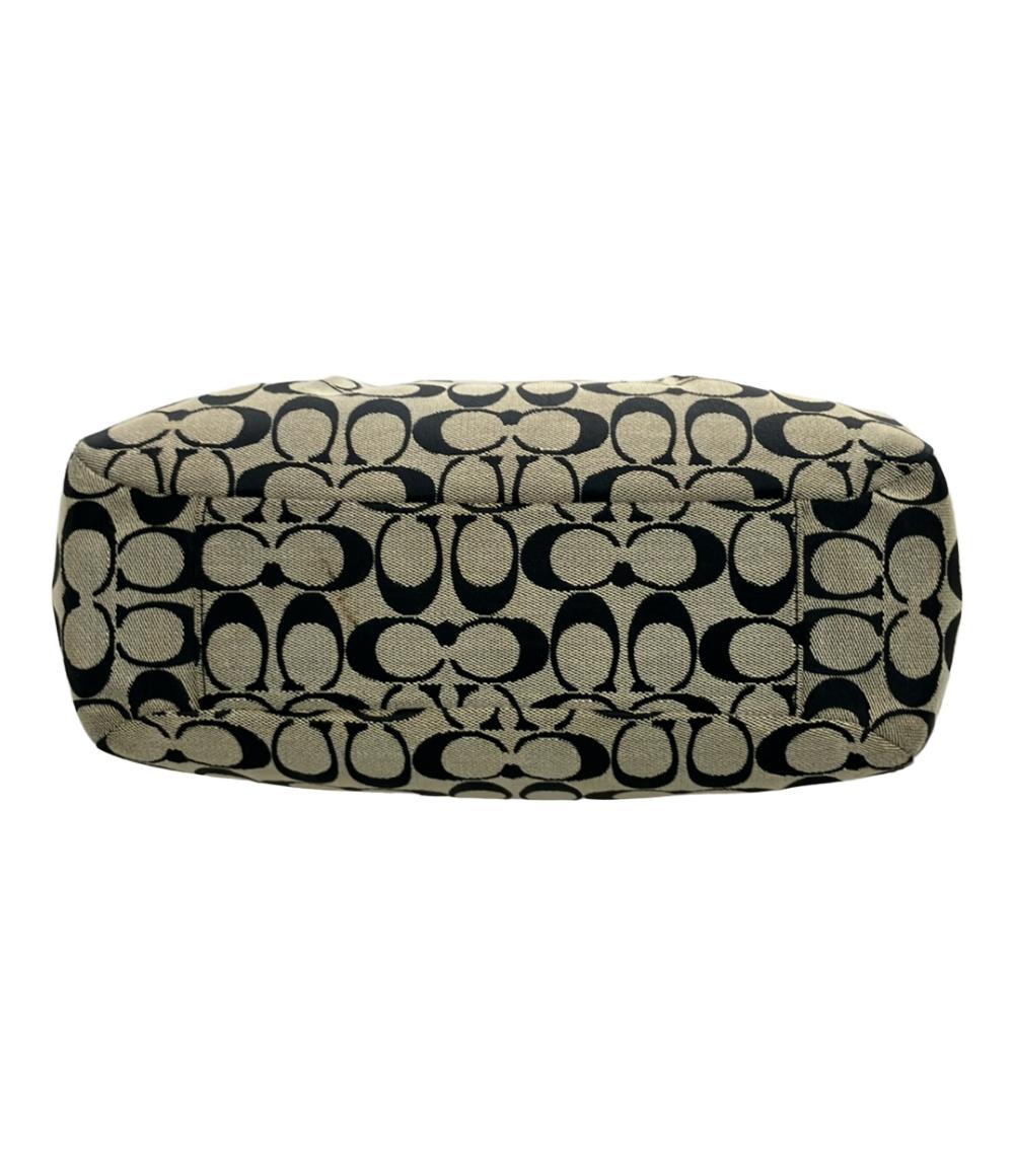 コーチ ハンドバッグ トートバッグ キャンバス レザー 皮革 シグネチャー F15146 レディース COACH