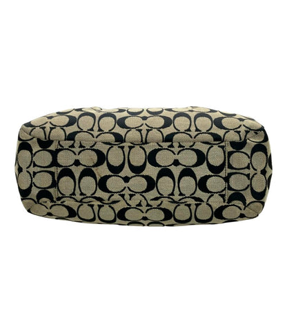 コーチ ハンドバッグ トートバッグ キャンバス レザー 皮革 シグネチャー F15146 レディース COACH