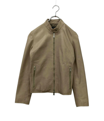 BARNEYS NEW YORK シングルライダースジャケット 羊革 レディース SIZE 38 (S) バーニーズ ニューヨーク —