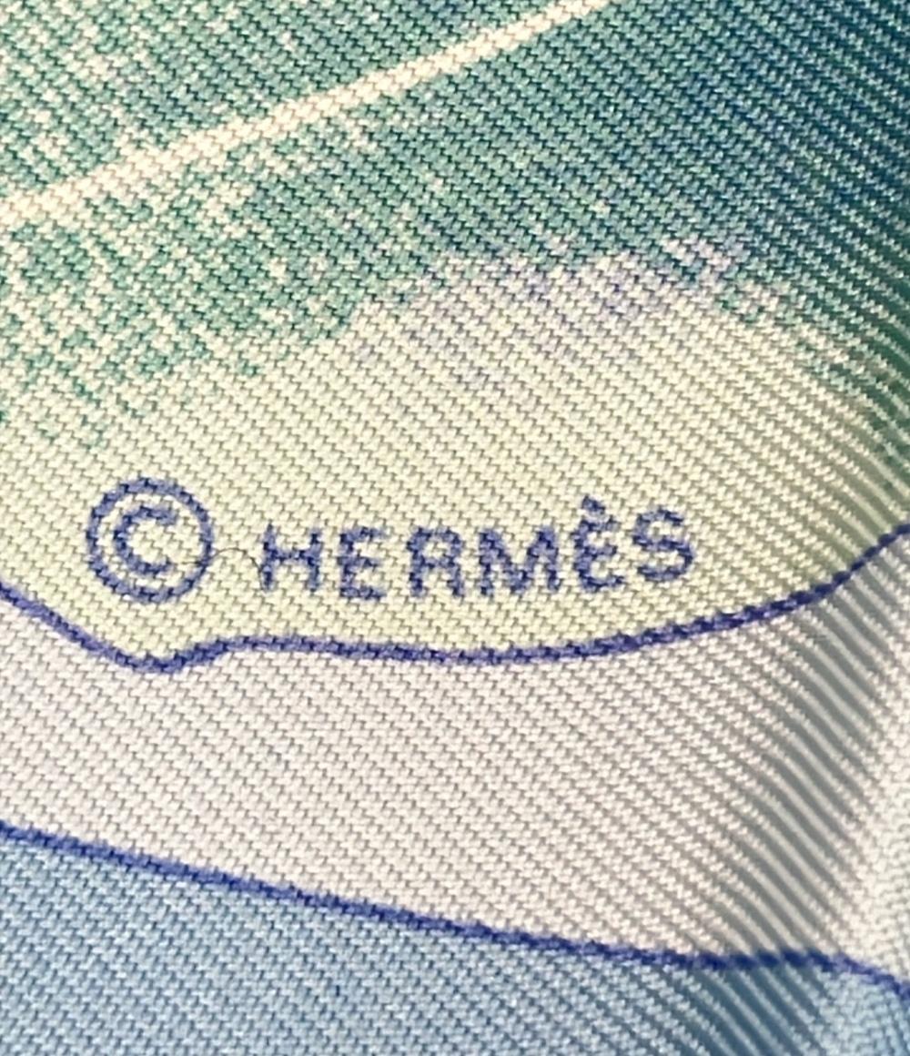 美品 HERMES スカーフ カレ90 シルク100% Les Capucines レディース エルメス