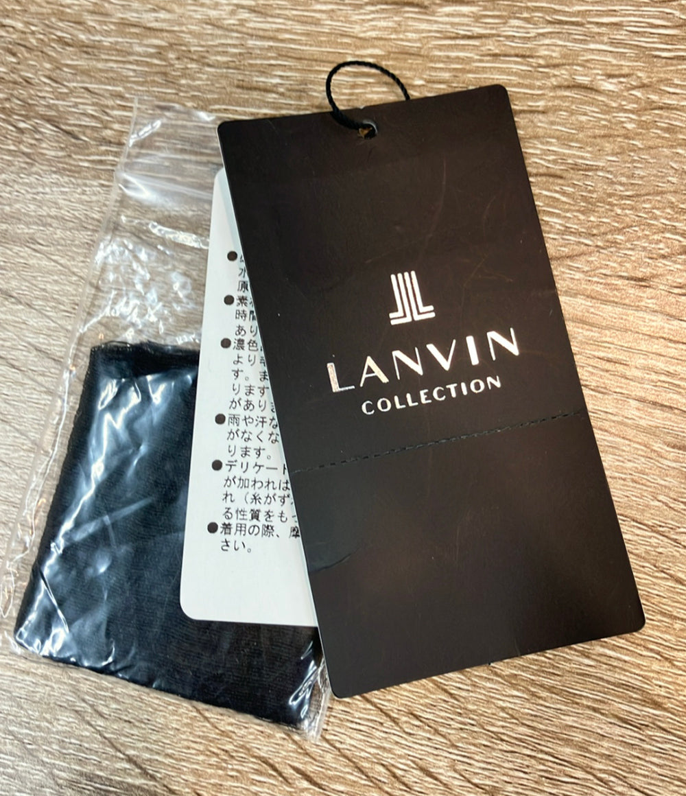 美品 LANVIN collection ノーカラージャケット フロントジップアップ シワ加工 タグ付き 2835145 レディース SIZE 38 (S) ランバン コレクション