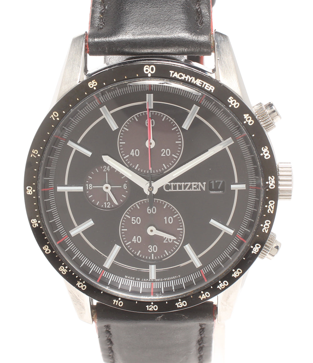 CITIZEN 腕時計 ソーラー ブラック B612-S083451 メンズ シチズン