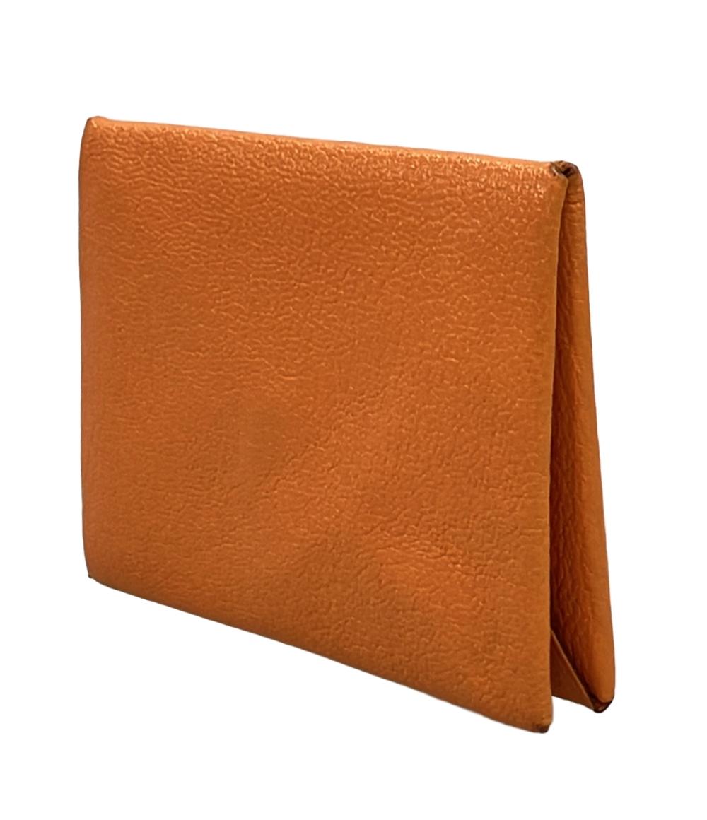 エルメス カードケース ▫︎O刻印 シルバー金具 ガルヴィ ユニセックス