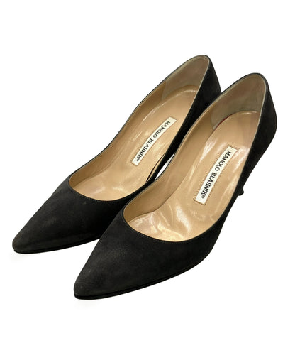 MANOLO BLAHNIK パンプス ハイヒール スエード レディース SIZE 36 マノロブラニク