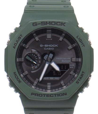 美品 CASIO 腕時計 ブルートゥース搭載 G-SHOCK ソーラー ブラック GA-B2100 メンズ カシオ
