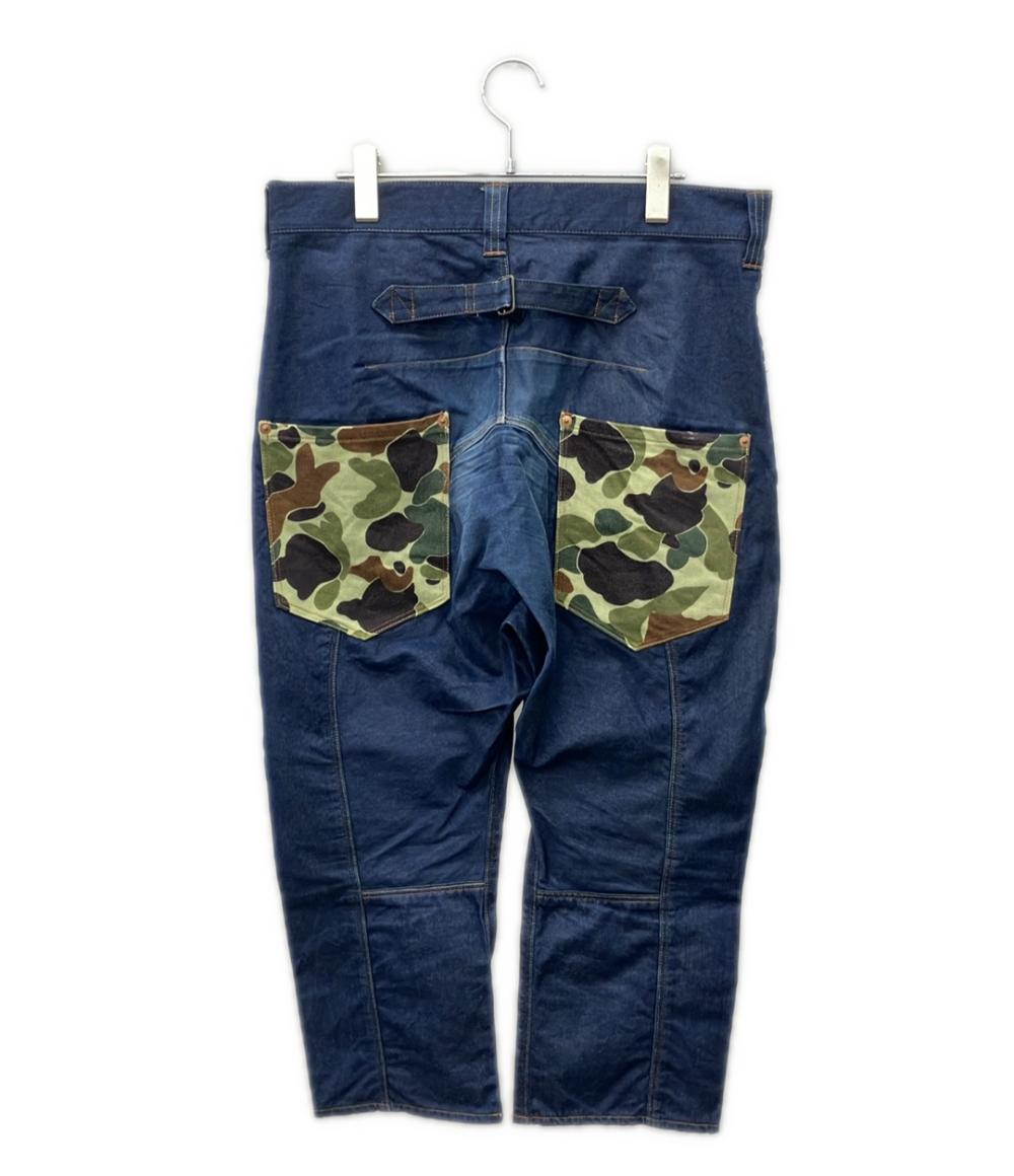 JUNYA WATANABE COMME des GARCONS MAN サルエルデニムパンツ カモ柄