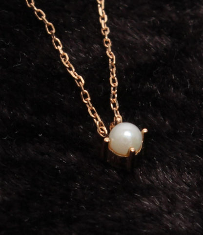 美品 ete リング 指輪 K10 ダイヤ0.01ct リング K10 オパール ネックレスK10 パール 3点セット レディース エテ