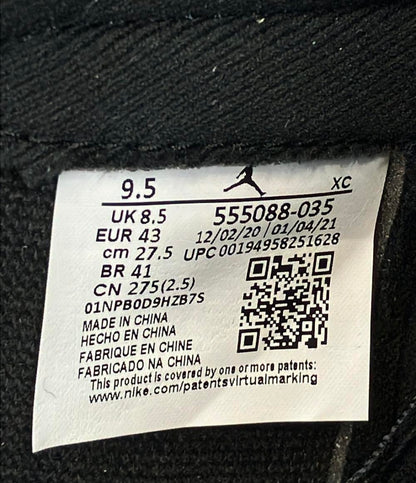 美品 Air Jordan NIKE ハイカットスニーカー シャドウ2.0 エアジョーダン1 レトロ ハイ OG 555088-035 メンズ SIZE 27.5 (L) エアジョーダン ナイキ