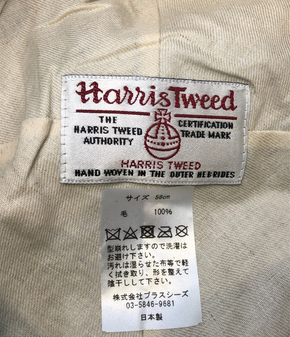 美品 ツイードキャップ ×UNCOMMON      メンズ  (複数サイズ) Harris Tweed