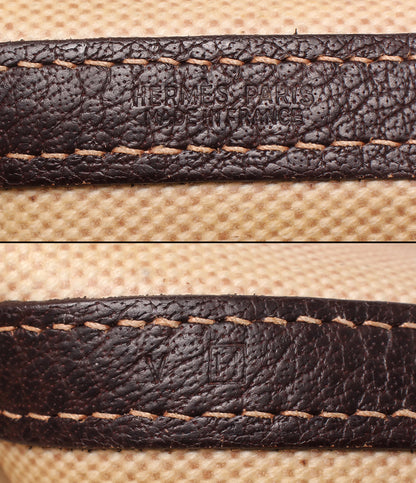 HERMES トートバッグ □H刻印 トワルアッシュ ガーデンパーティPM レディース メンズ エルメス