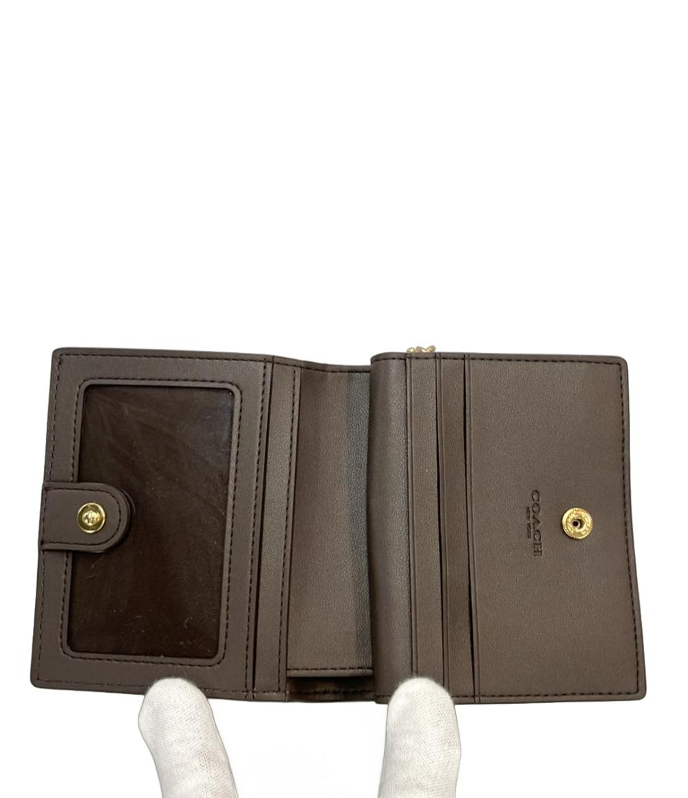 美品 コーチ 二つ折り財布 C2862 レディース COACH