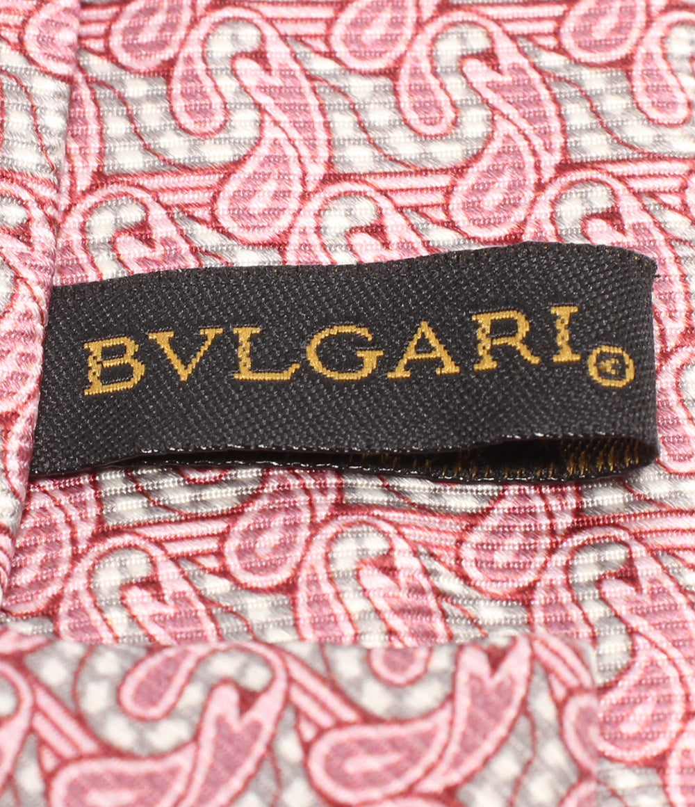 BVLGARI ネクタイ シルク100％ メンズ ブルガリ