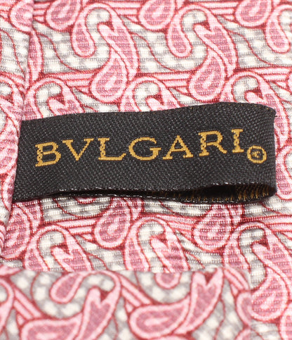 BVLGARI ネクタイ シルク100％ メンズ ブルガリ