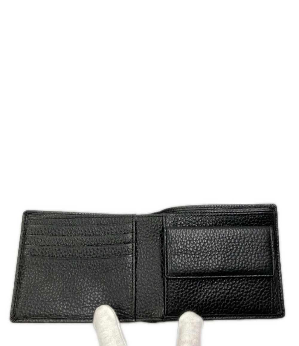 美品 Rene 二つ折り財布 レザー メンズ ルネ