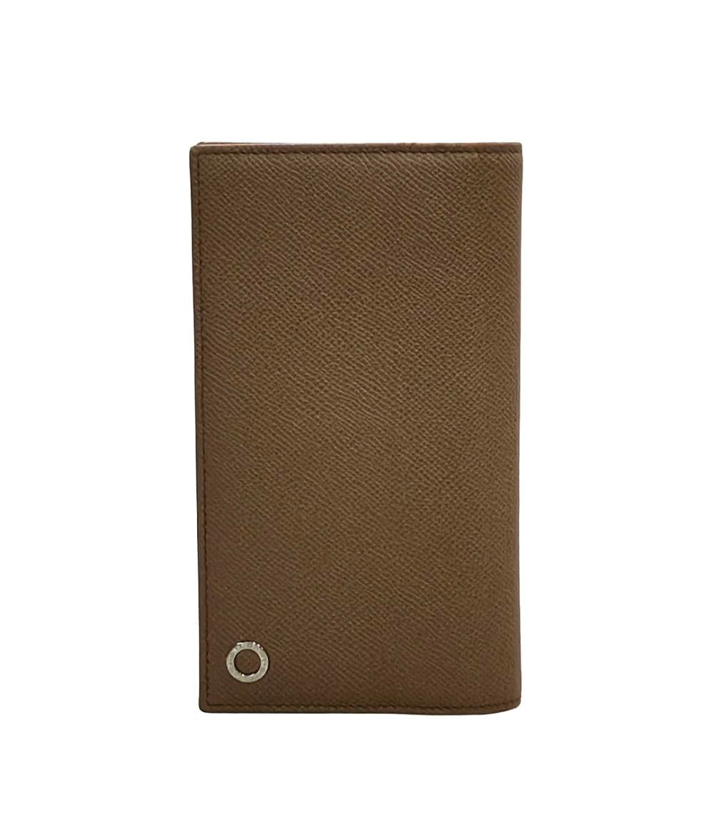 BVLGARI ブラウンレザー 二つ折り財布 ブルガリ 二つ折り長財布 メンズ BVLGARI – Rehello by BOOKOFF