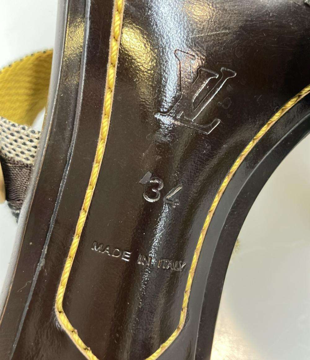 訳あり LOUIS VUITTON サンダル レディース SIZE 34 22(cm) ルイ・ヴィトン