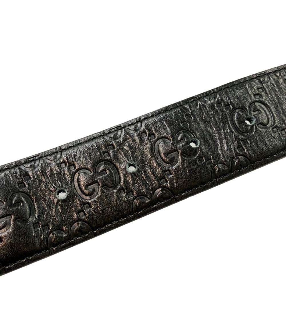 GUCCI ベルト グッチシマ インターロッキングG 114984 525040 11546 メンズ グッチ