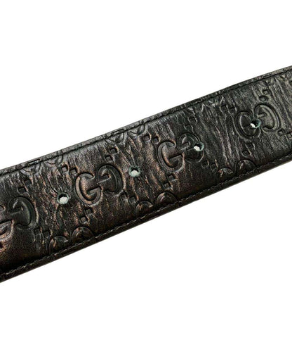 GUCCI ベルト グッチシマ インターロッキングG 114984 525040 11546 メンズ グッチ