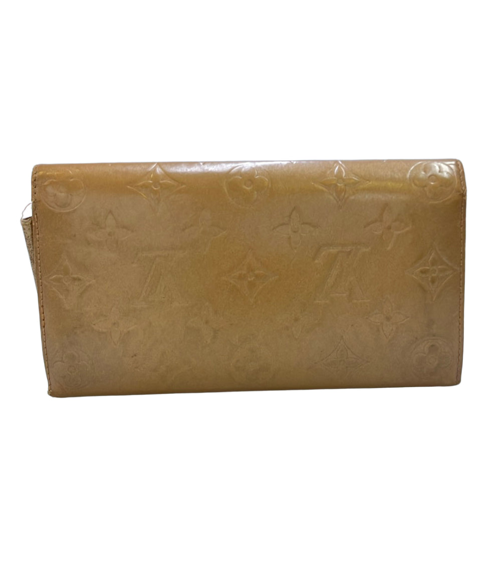 訳あり LOUIS VUITTON 長財布 ポシェットポルトモネクレディ ヴェルニ M91380 レディース ルイ・ヴィトン
