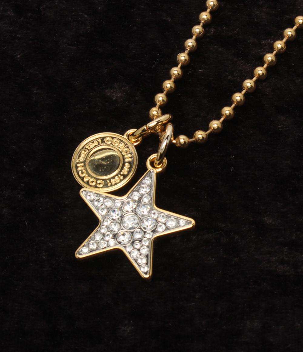 コーチ ネックレス ロゴ スターモチーフ レディース COACH