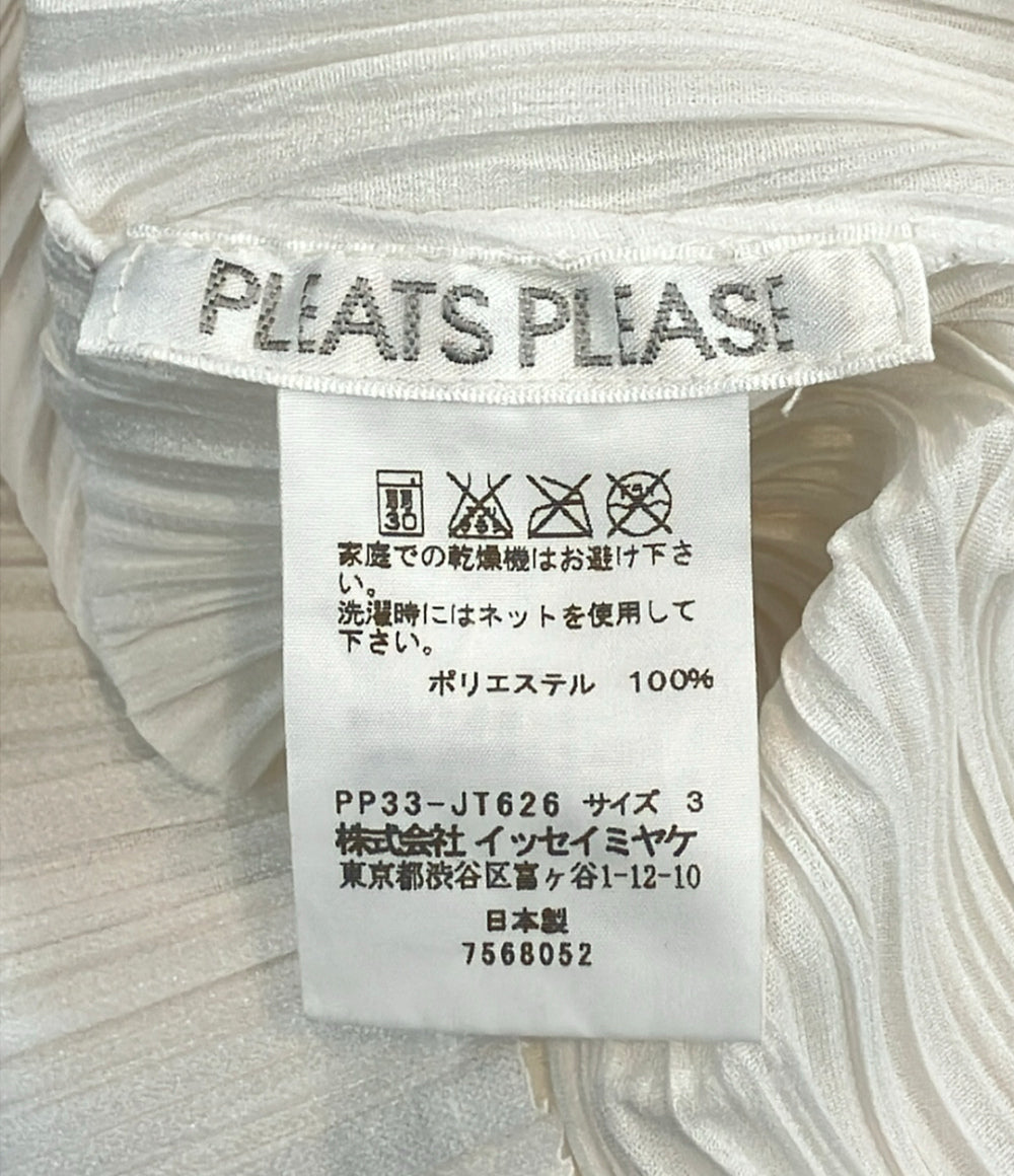 PLEATS PLEASE 半袖 ワンピース レディース SIZE 3 プリーツプリーズ