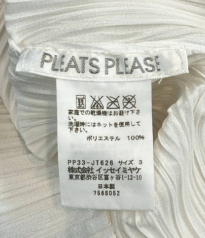 PLEATS PLEASE 半袖 ワンピース レディース SIZE 3 プリーツプリーズ